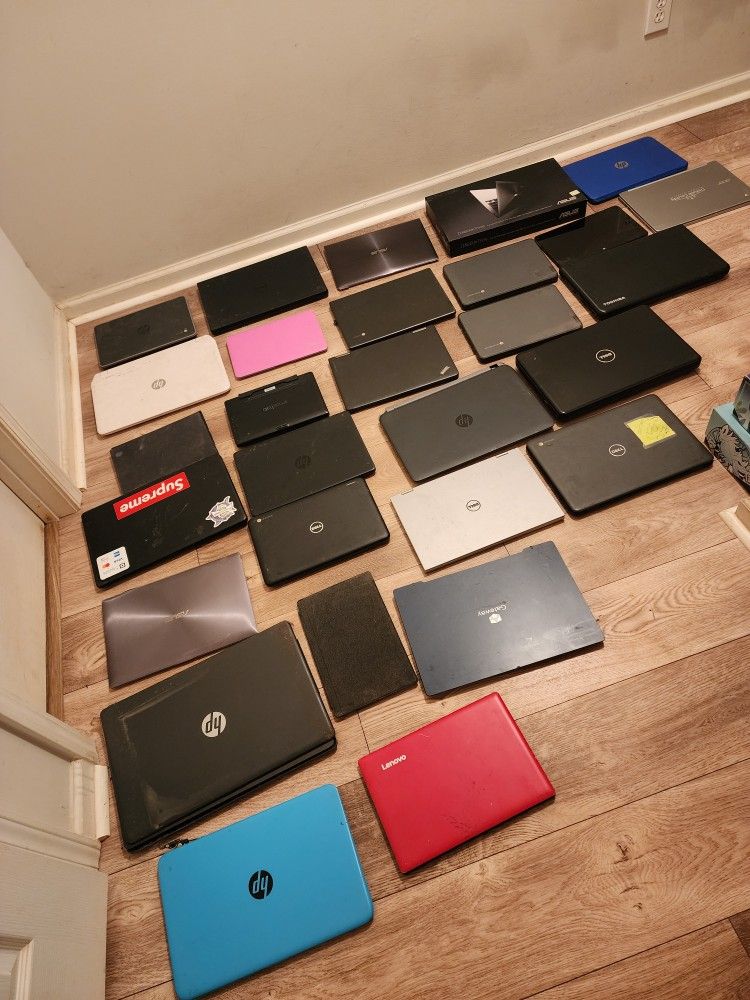 Lots Of Salvaged Condition Laptops