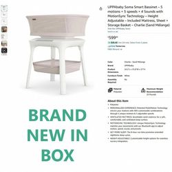 UPPAbaby Soma Smart Bassinet with MotionSync