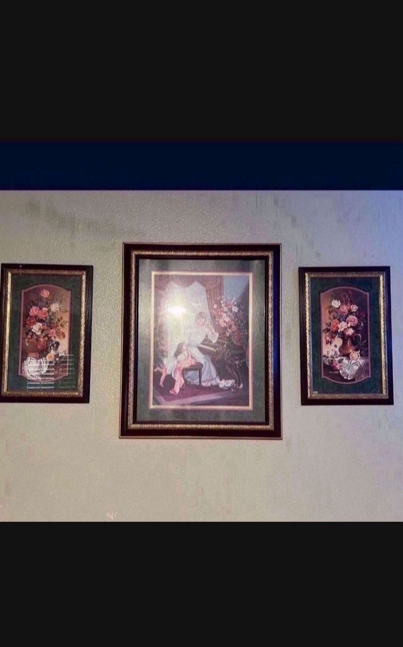 Cuadros De Home Interior Como Nuevos $80
