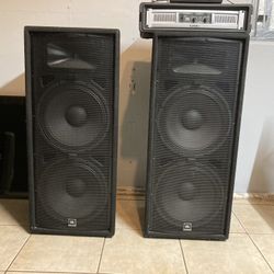 2 JBL JRX225 15” Speakers