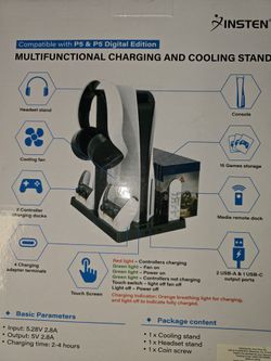 Ps5 Charging/Cooling Station