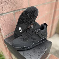 Jordan Retro 4s Black Cats 🐈‍⬛️(2025) Men's Sizes 6M/6.5M/7M/7.5M/8M/8.5M/9M/9.5M/10M/10.5M/11M/12M