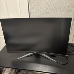AOC - G2 Series C24G2 24" LED Curved FHD FreeSync Premium Monitor - Black/Red 