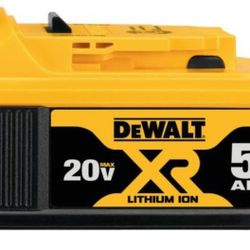 DEWALT 20-Volt MAX XR Premium Lithium-Ion 5.0Ah Battery Pack