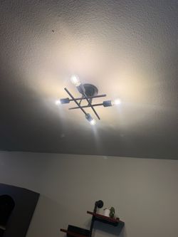 Modern 4-Light Ceiling Light Fixture