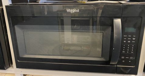 Black Whirlpool Over The Range Microwave (8-0002)