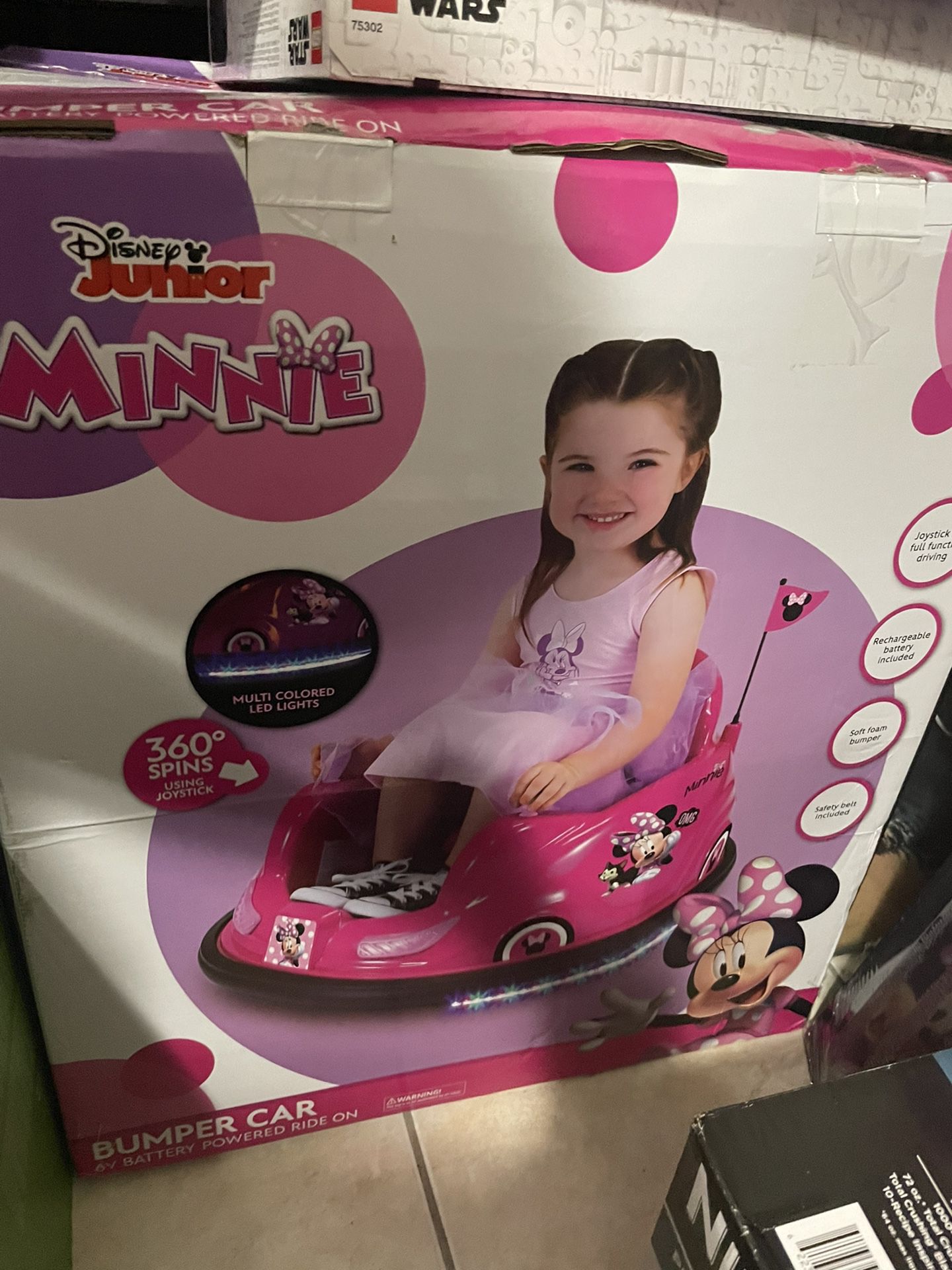 Minnie Mouse Bumper Car