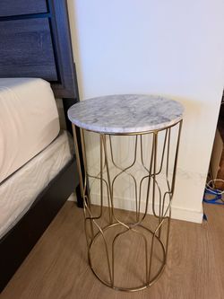Marble end table