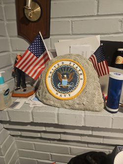 Navy  garden stone