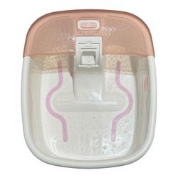 Bubble Bliss Deluxe Foot Spa with Heat Jet, Massage Water, Heated Massager 