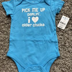 BRAND NEW 3-6 Month Boys Onesie