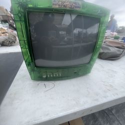 🔥 READ Zenith Transparent Jungle Green 13" Crt Retro Gaming TV P
