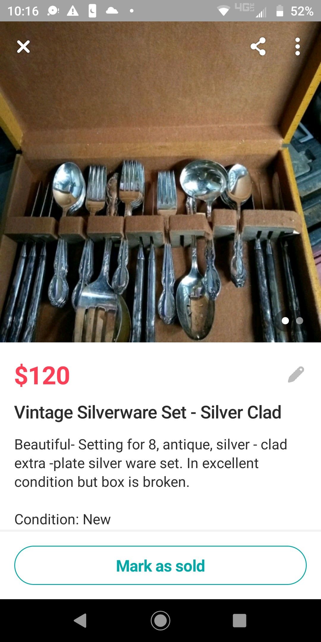 Silver Clad Vintage Silverware