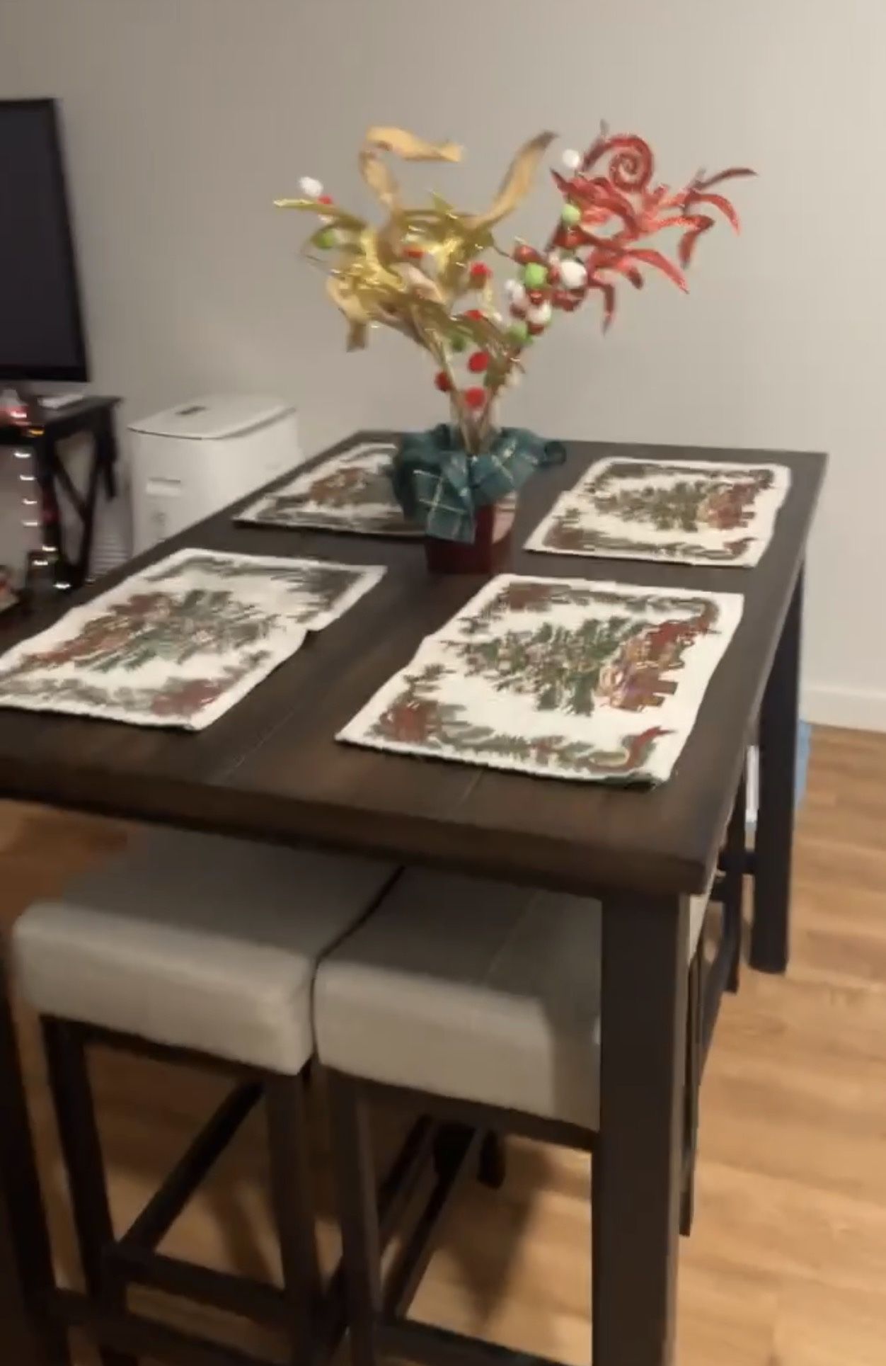 Dining Table With Stools