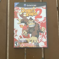 Nintendo Donkey Konga 2 GameCube, 2005, No Manual, TESTED & WORKING! Great deal!