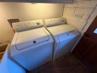 Maytag washer and dryer