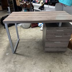 Beautiful Modern Gray Desk