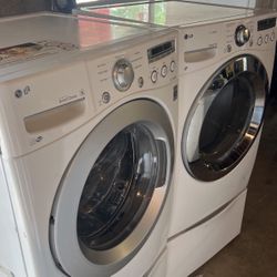Lg Front Load Electric Washer And Dryer On Better Store