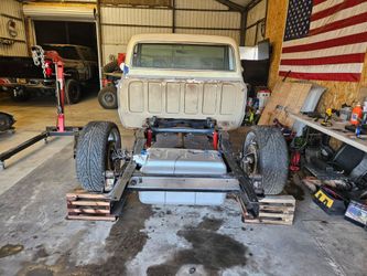 Classic Chevy C10 rear mount gas tank