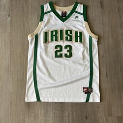 Fighting Irish Mens Jersey Kids Large Nike LeBron James 23 Talented Gifted TAG