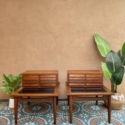 Nightstands End Tables Side Tables American of Martinsville MCM Mid-Century Modern Vintage Walnut