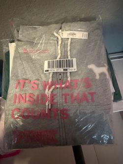 VS PINK Grey jacket size large
