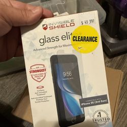 InvisibleShield Glass Elite+ screen protector compatible with iPhone SE (3rd and 2nd Gen) & iPhone 8/7/6s/6