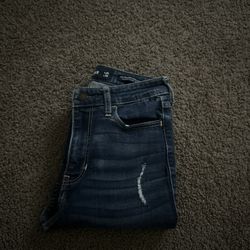 Hollister dark skinny jeans 