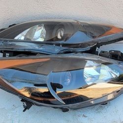 10-13 Mazda 3 Projector Headlights Luces Focos Micas Faros Faroles Headlamps 