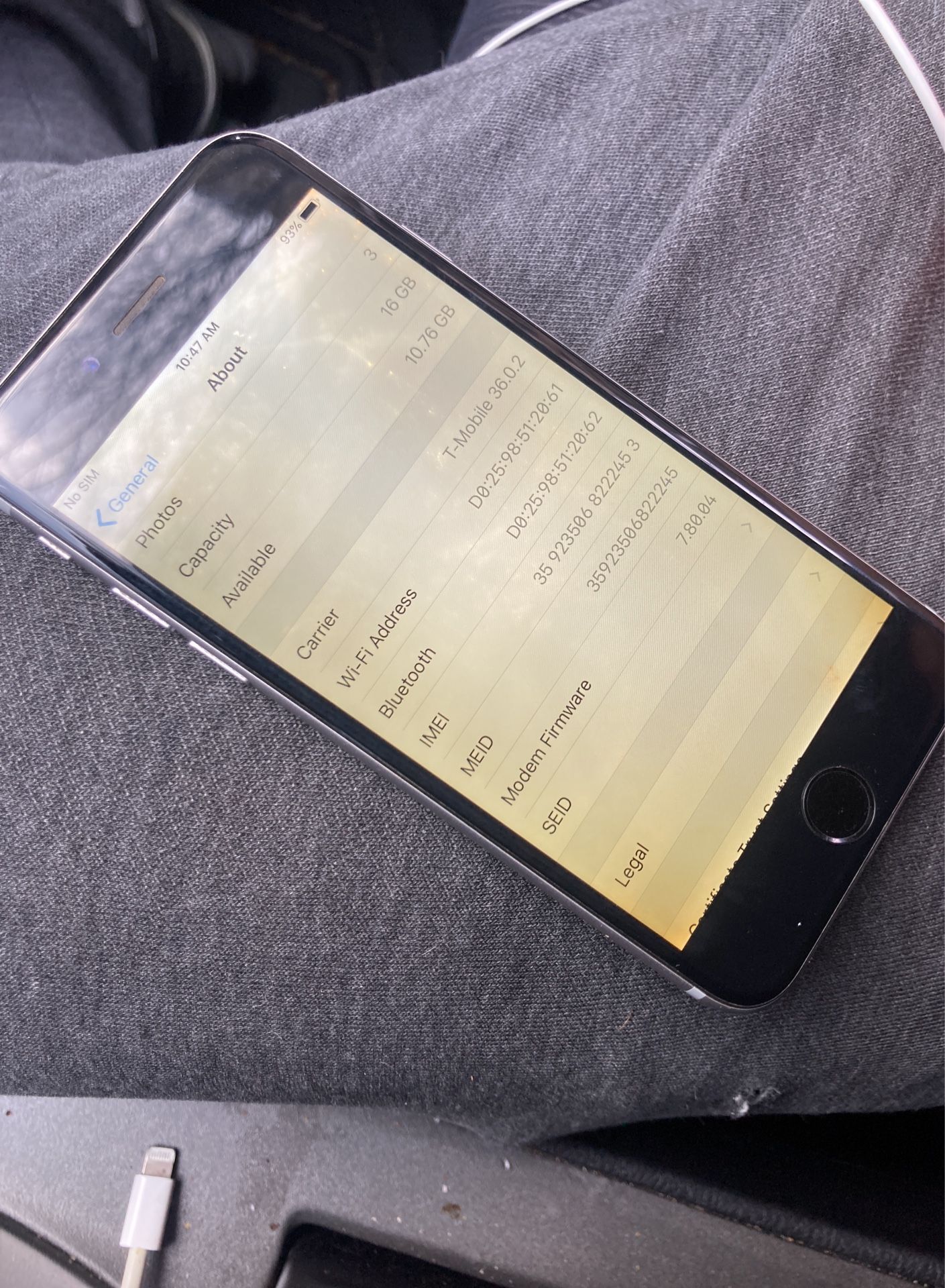 2 iphone 6s16gb and 128gb locked to tmobile