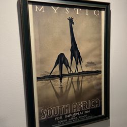 South Africa Vintage Art Print by Gayle Ullman