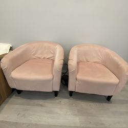 Baby Pink Chairs