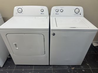 Amana Electric Washer And Dryer Set