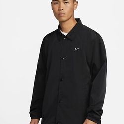 Nike Sportswear Men's Coaches Jacket Size Small, Black