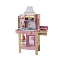 *NEW* KidKraft Cook with Barbie™ Wooden Play Kitchen with Lights, Sounds & 30 Accessories