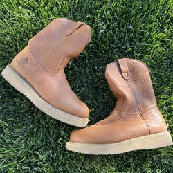 GEORGIA BOOT WEDGE STEEL TOE PULL ON WORK BOOT