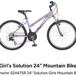 Girls SCHWINN Solution 24" Mountain Bike