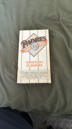 Vintage Padres VHS