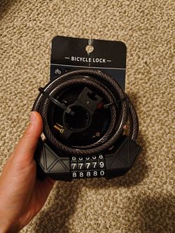 bicycle lock 5digital code