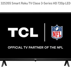 TCL 32” Smart Roku TV – HD LED – Model 32S355 – New in Box