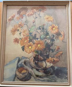 Vintage framed print