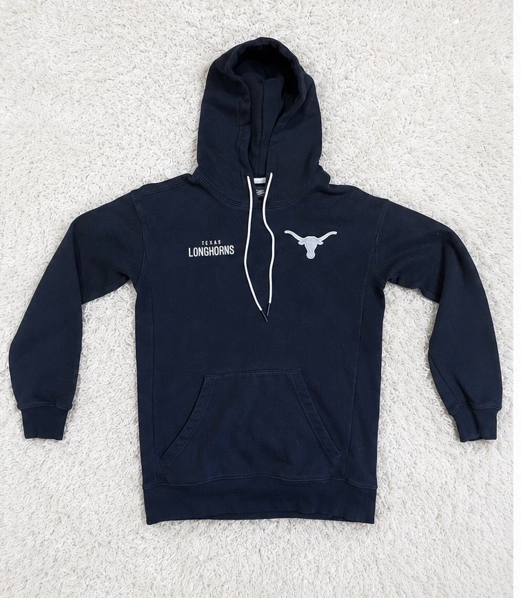 Fanatics Texas Longhorns Pullover Hoodie Sweatshirt Black/White Size Youth S