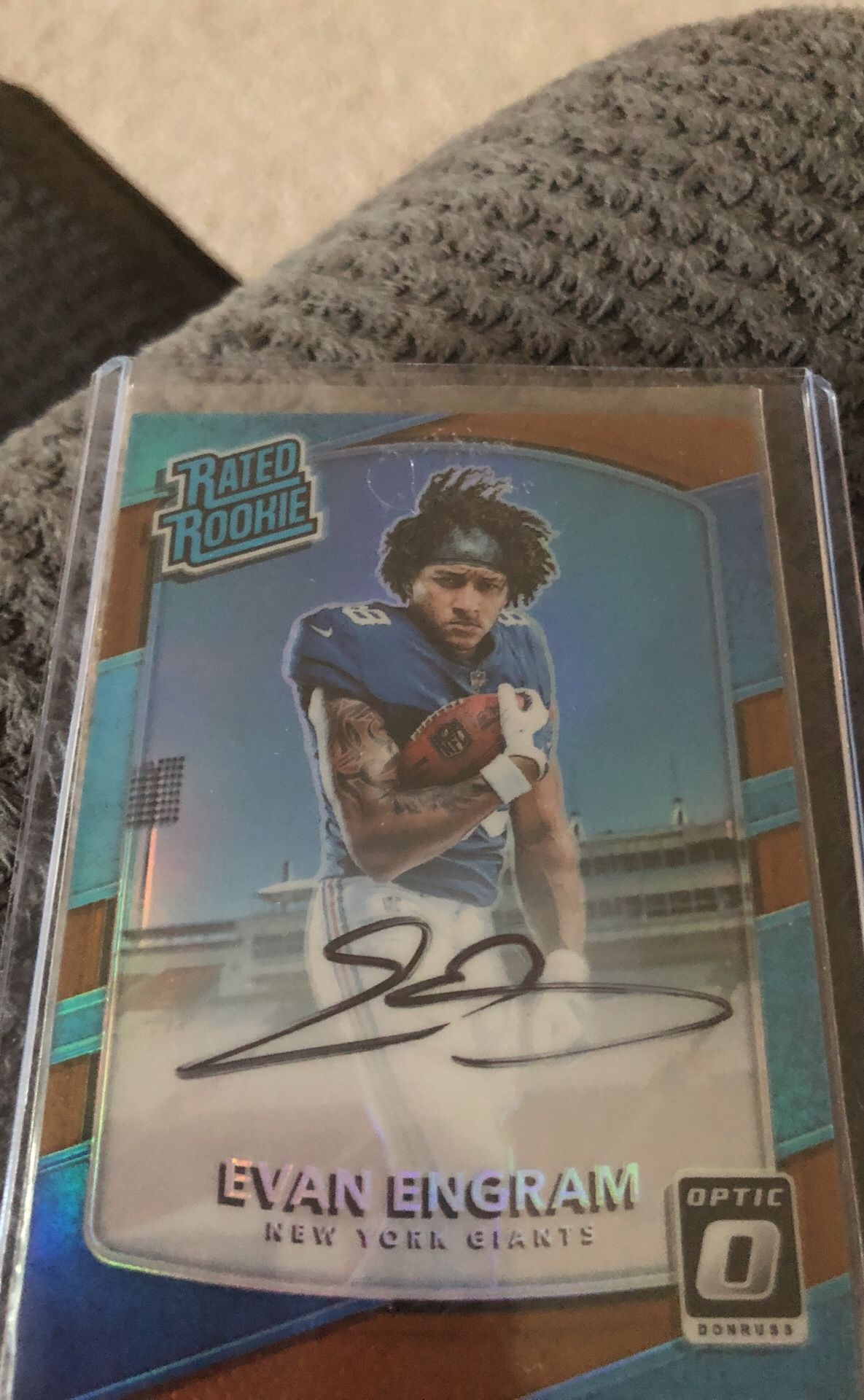 Evan engram on card auto