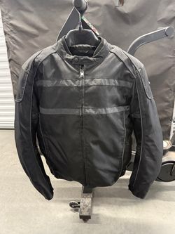 Black Textile Motorcycle Jacket and Pants