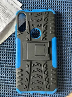 Red Rugged Phone Case for Moto E7