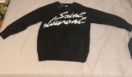 Saint Laurent fuzzy sweater
