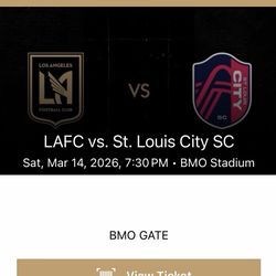 LAFC vs St. Louis City SC – Section 120 Row E (2 Tickets)