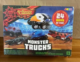 Monster trucks, advent calendar