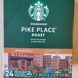 Starbucks Pike Place Roast – Medium Roast Coffee (24 K-Cup Pods)