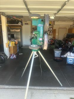 Pitching Machine.